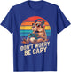 Don't Worry Be Capy Capybara Play Games Gamer Men Women Kids T-Shirt - T-Shirt | Royal