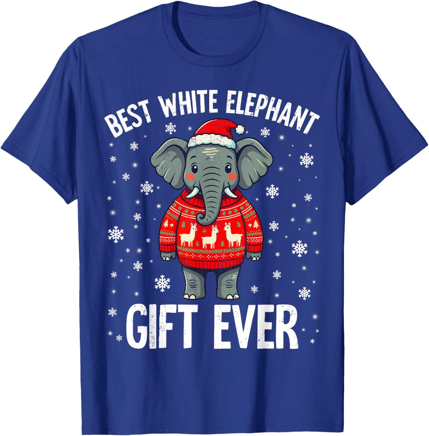 Best White Elephant Ever Christmas Xmas Under 15 20 T-Shirt - T-Shirt | Royal