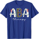 Behavior Analyst Coquette Bow ABA Therapy SPED Christmas T-Shirt - T-Shirt | Royal