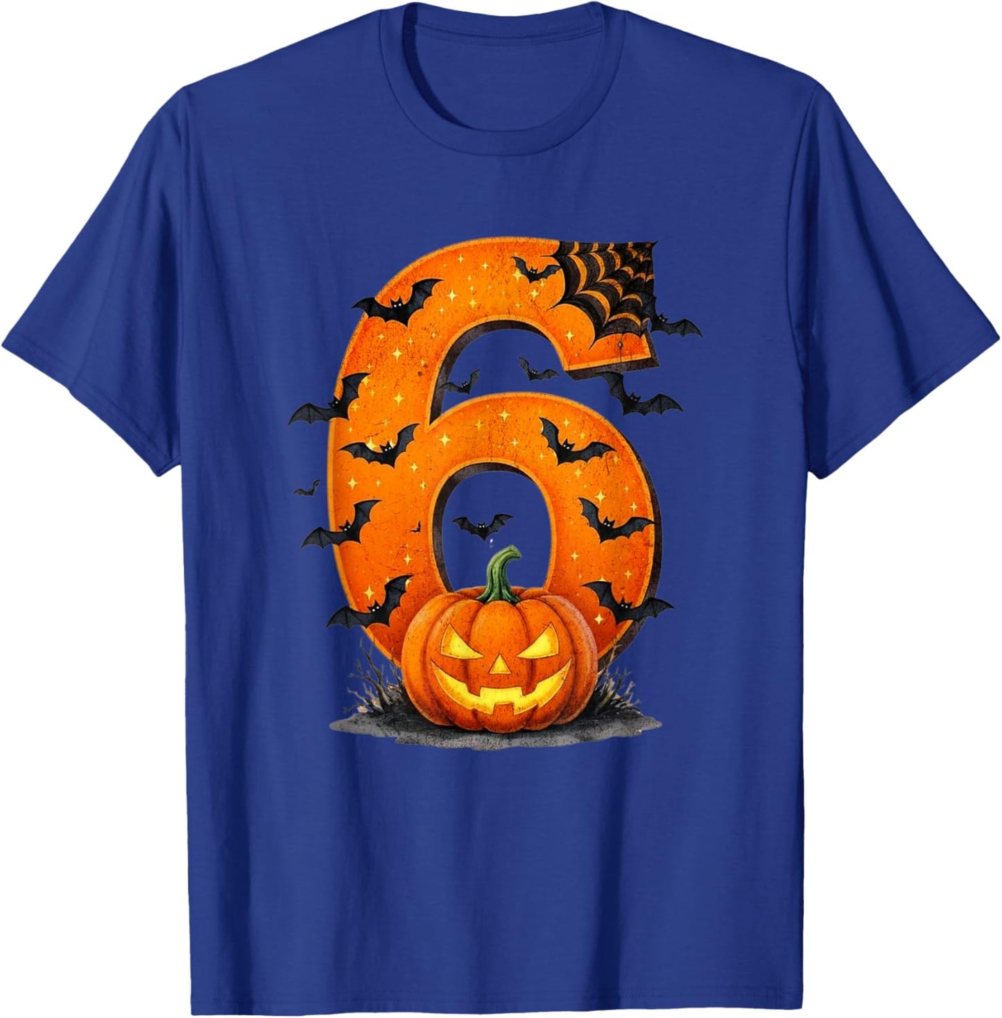 Fun Six Seven 6 7 Meme Design Couples Halloween T-Shirt - T-Shirt | Royal