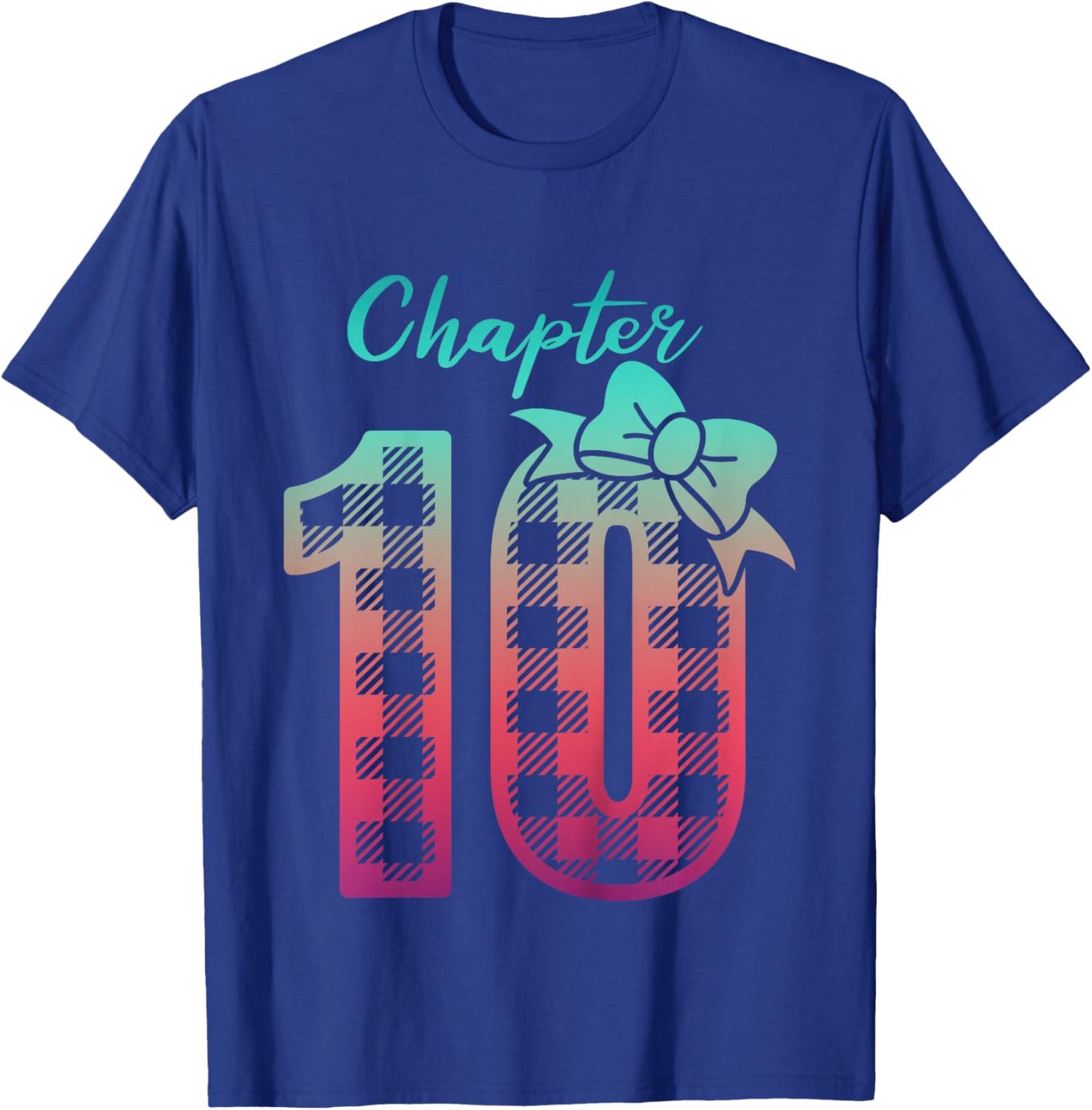 10th Birthday Girl Chapter Cute Ten Bday 10 Year Old Girl T-Shirt - T-Shirt | Royal