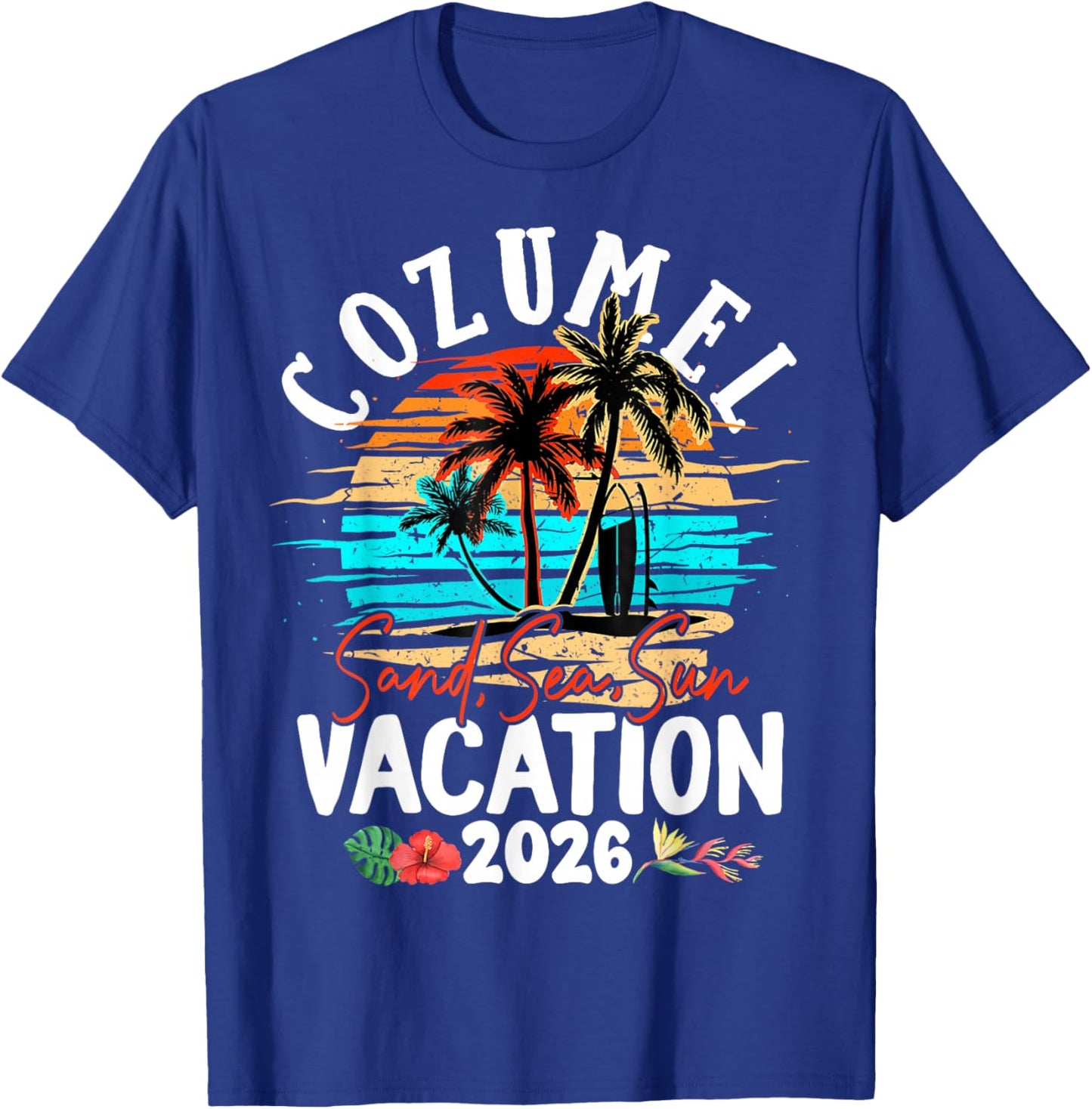 Cozumel Mexico 2026 Vacation Beach Matching Family Group T-Shirt - T-Shirt | Royal