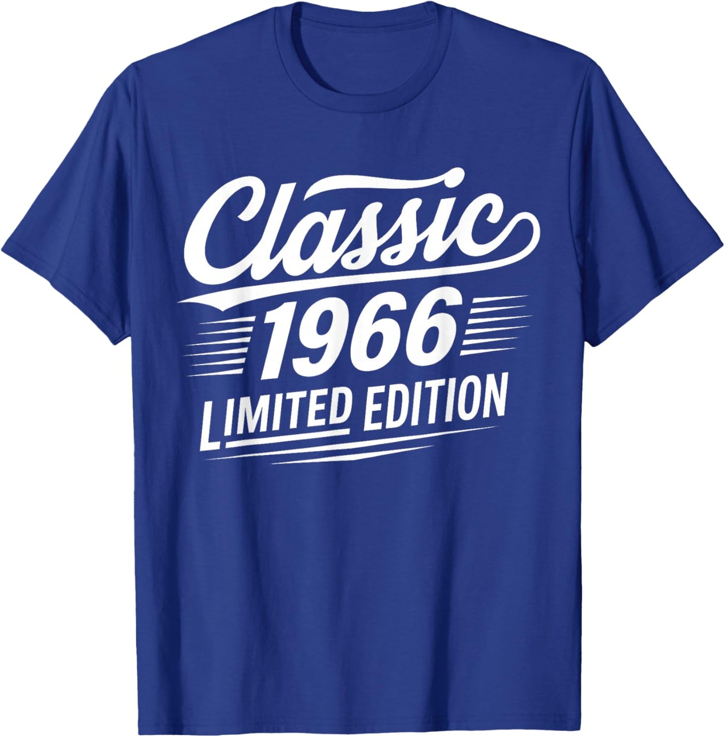 Vintage Classic 1966 Limited Edition 60th Birthday 60 Years T-Shirt - T-Shirt | Royal