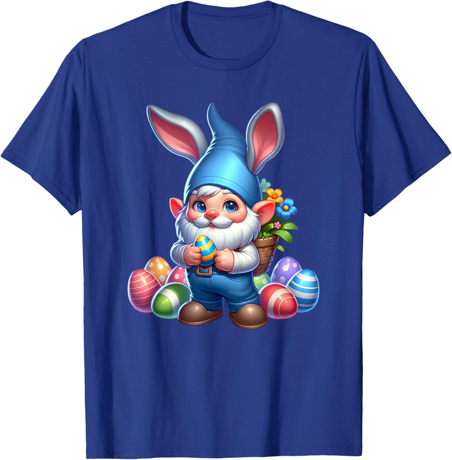 Easter Bunny Gnome T-Shirt - T-Shirt | Royal