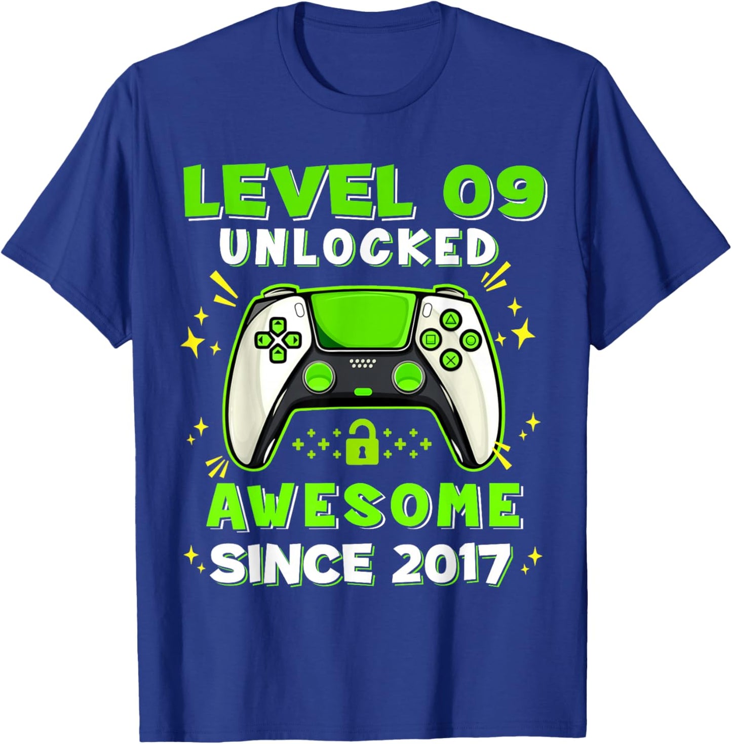 9th Birthday for Boys 9 Years Birthday Kids Gifts T-Shirt - T-Shirt | Royal