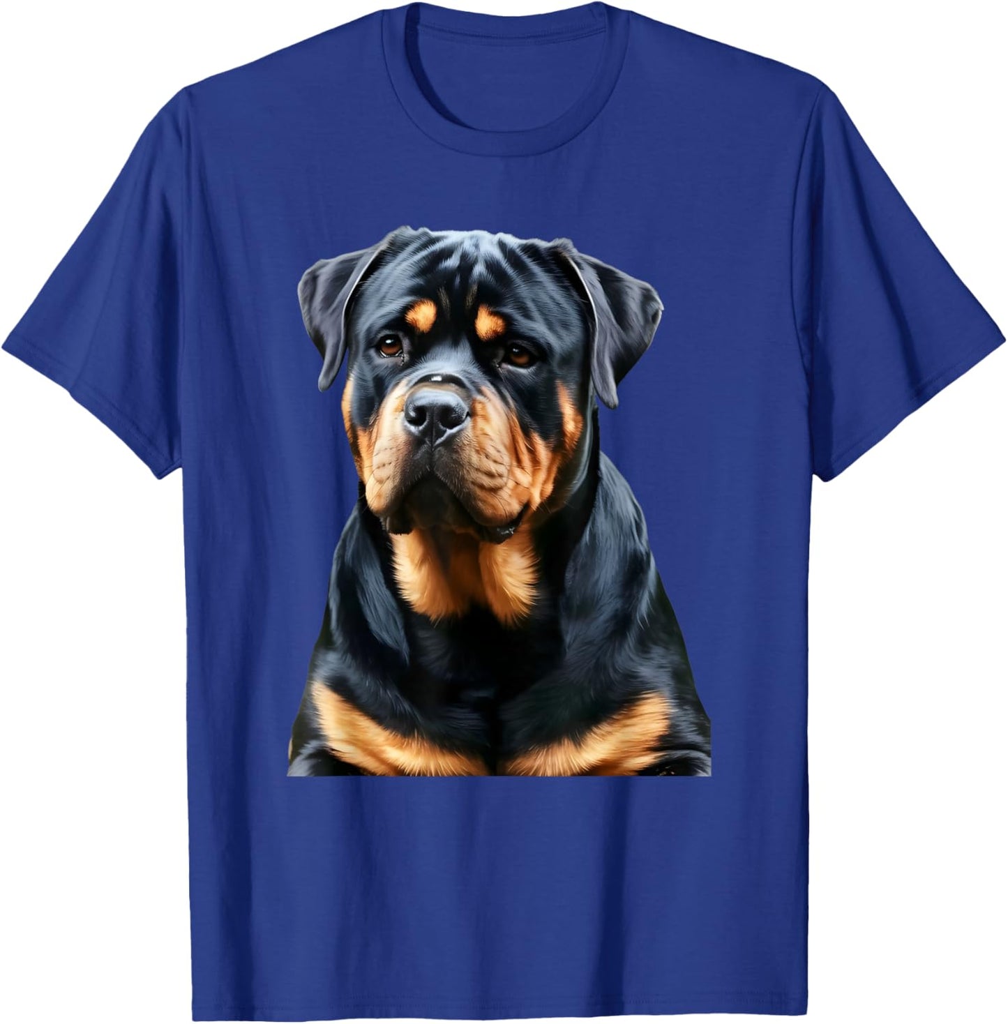 Realistic Rottweiler Dog Portrait for Dog Lovers T-Shirt - T-Shirt | Royal