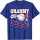 Grammy Rookie of Year 1st Birthday Baseball Theme Matching T-Shirt - T-Shirt | Royal