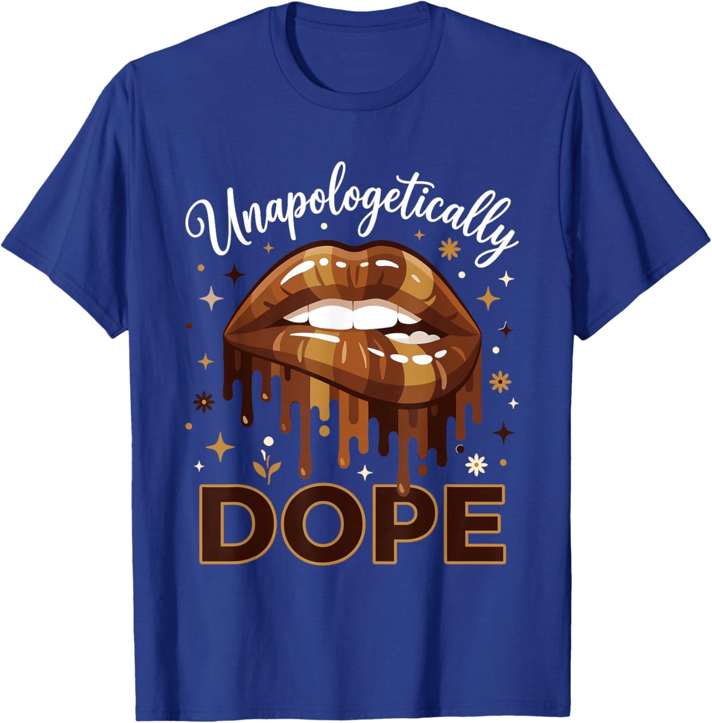 Unapologetically Dope Woman Juneteenth Melanin Black Pride T-Shirt - T-Shirt | Royal