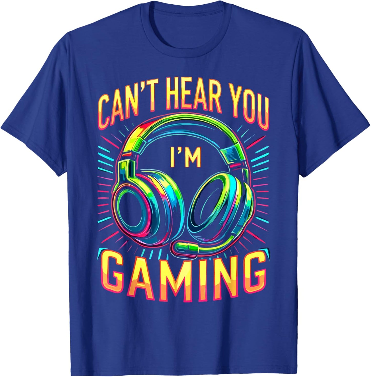 Gamer Funny Gaming Video Games T-Shirt - T-Shirt | Royal