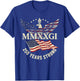Flag Vintage 250 Years American 1776 2026 250th USA Birthday T-Shirt - T-Shirt | Royal