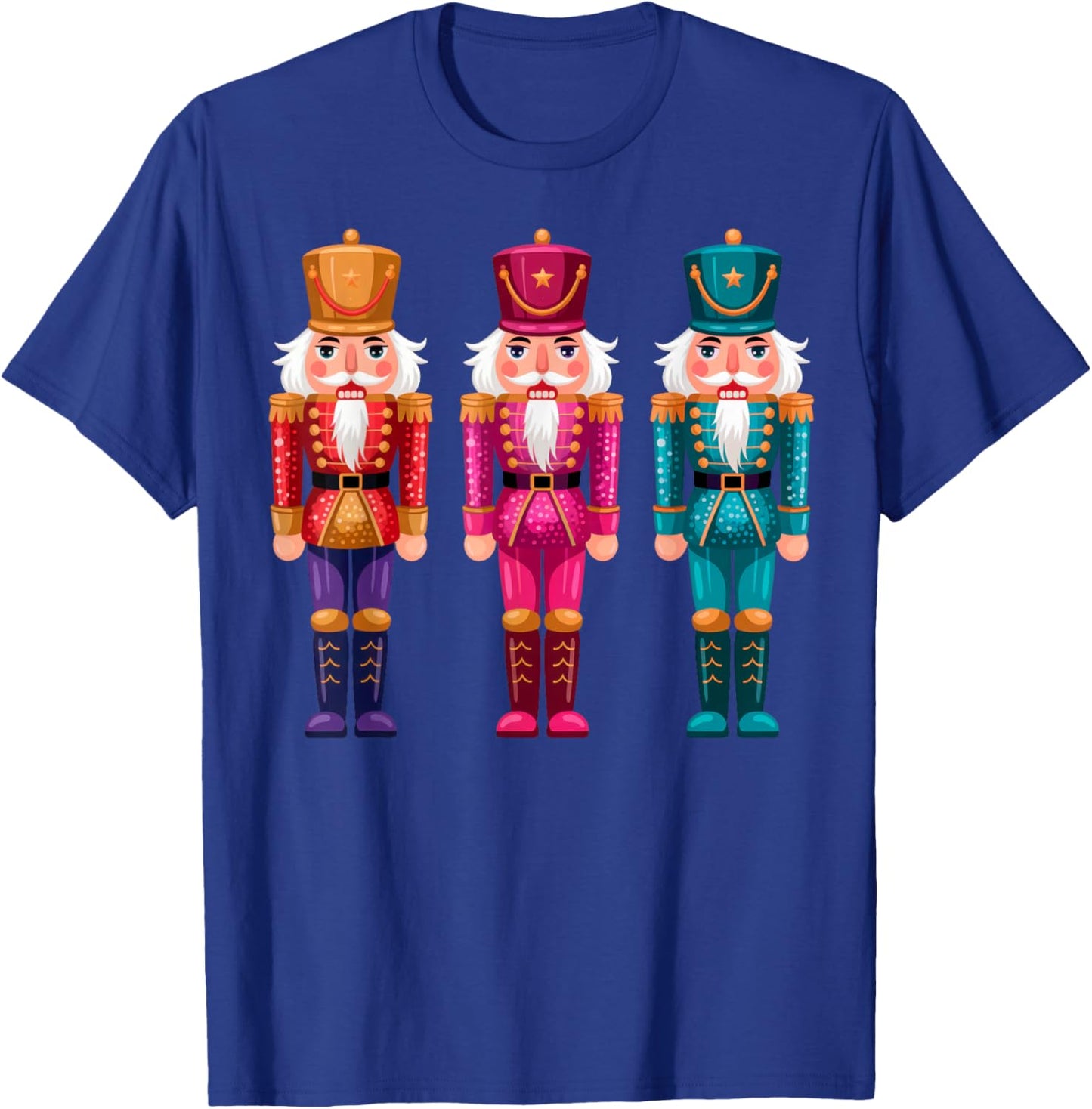 Nutcracker Christmas 2025 Xmas Pajamas Women Kids T-Shirt - T-Shirt | Royal