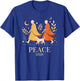 Walk Peace 2026 World Peace Monks with Aloka Dog T-Shirt - T-Shirt | Royal
