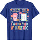 First Caffeine Behavior Specialist Behavioral Specialist T-Shirt - T-Shirt | Royal