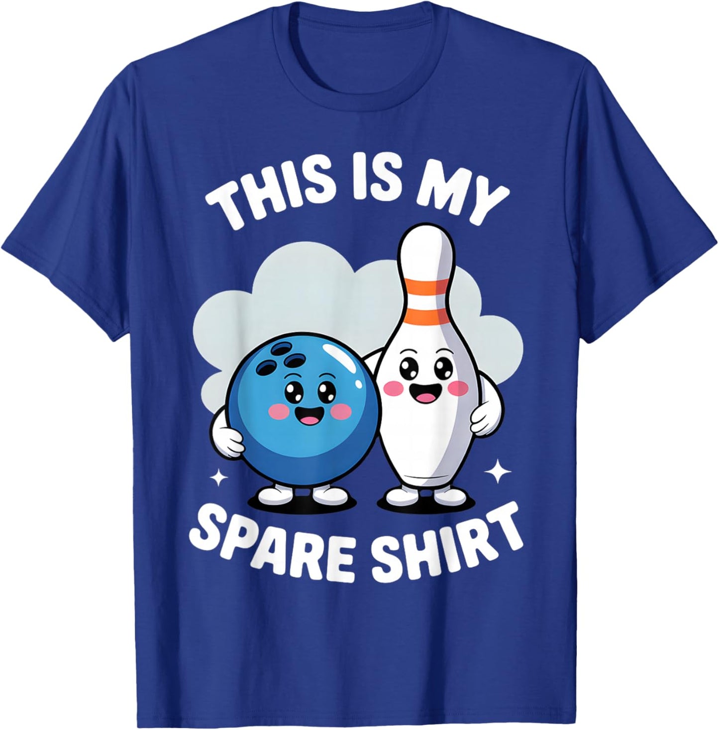 This is My Spare Bowling Funny Bowler Men Women Kids T-Shirt - T-Shirt | Royal