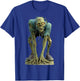 Creepy Zombie Graphic-Undead Horror Halloween Scary Monster T-Shirt - T-Shirt | Royal