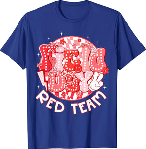 Field Day Red Team Coquette Bow Retro Lightning Bolt T-Shirt - T-Shirt | Royal