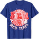 Field Day Red Team Coquette Bow Retro Lightning Bolt T-Shirt - T-Shirt | Royal