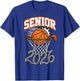 Class of 2026 Graduation Senior 26 Basketball Outfit T-Shirt - T-Shirt | Royal