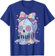 Melting Skull Pastel Goth Cute Aesthetic T-Shirt - T-Shirt | Royal