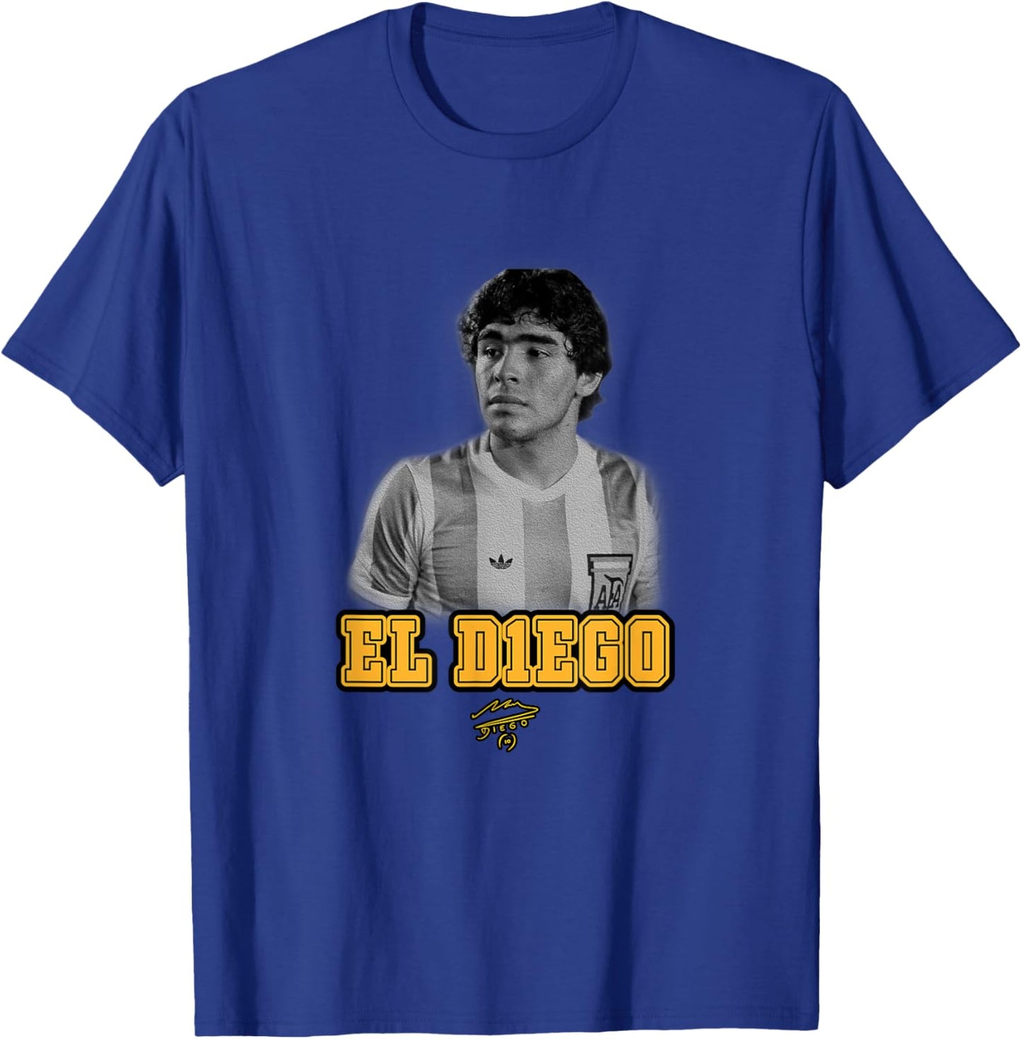 Maradona El Diego Argentina T-Shirt - T-Shirt | Royal