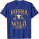 Nonna of The Wild One Cowboy Western Rodeo Party Matching T-Shirt - T-Shirt | Royal