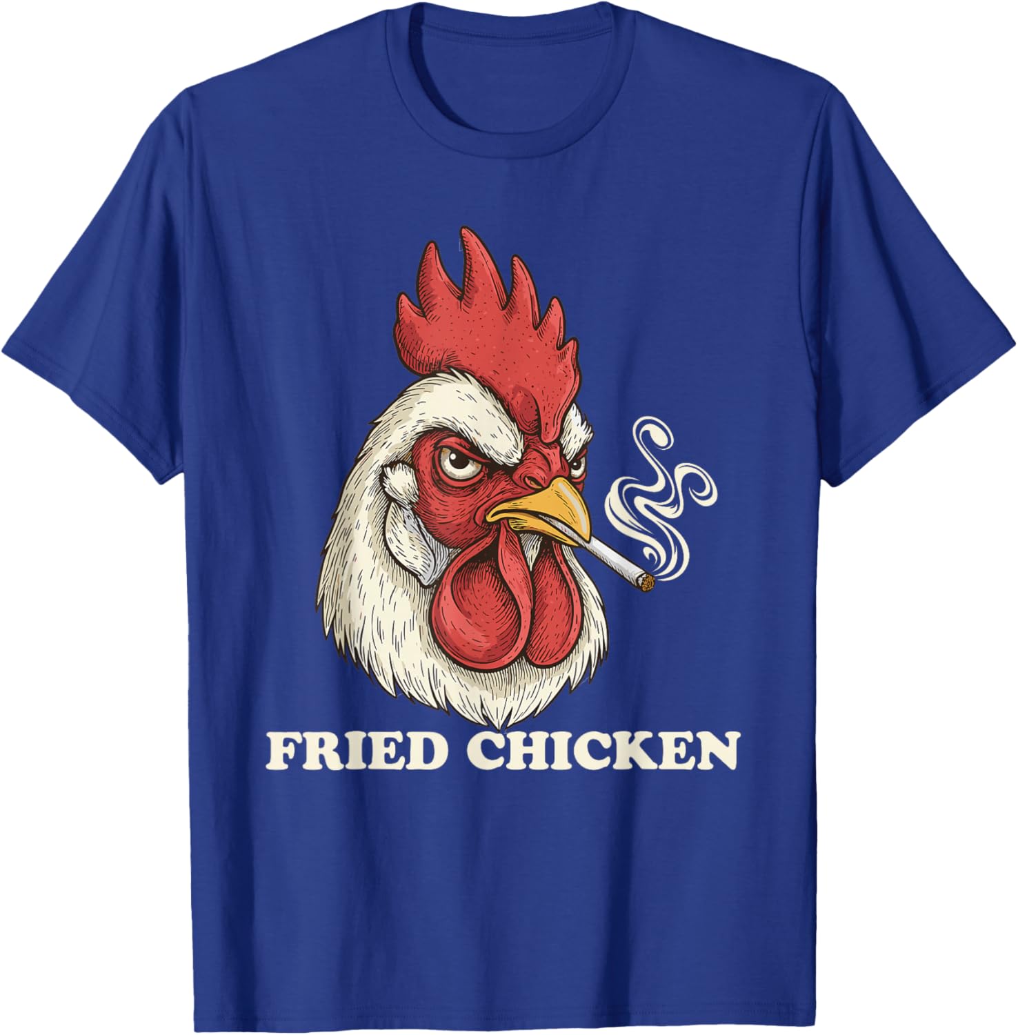Fried Chicken 420 Stoner Weed Lover Cannabis T-Shirt - T-Shirt | Royal