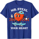 Valentines Day Mr. Steal Your Heart Skateboard Kids Boys T-Shirt - T-Shirt | Royal