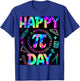 Happy Pi Day 3.14 Tie Dye Funny Math Teacher Men Boy Kid T-Shirt - T-Shirt | Royal