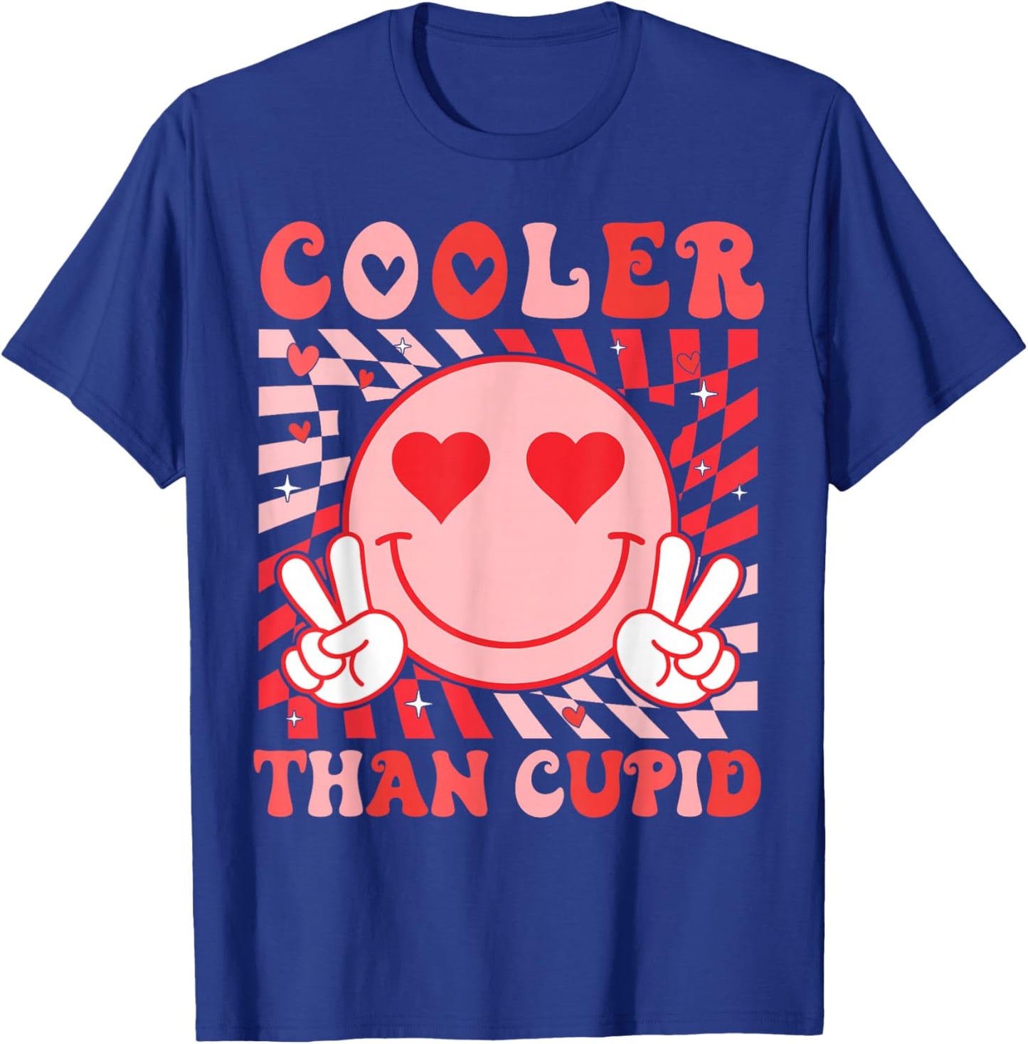Cooler Than Cupid Valentines Day for Teens Kids Boys Girls T-Shirt - T-Shirt | Royal