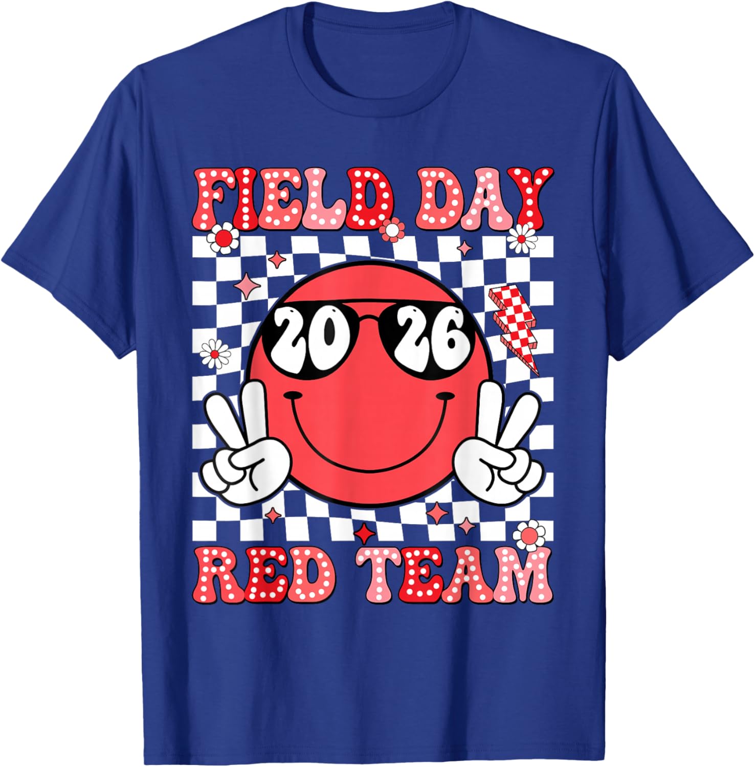 Field Day Red Team Funny for Teacher Kids Field Day Games T-Shirt - T-Shirt | Royal