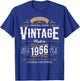 Vintage 1956 Label 70th Birthday Gift Men Women 70 Year Old T-Shirt - T-Shirt | Royal