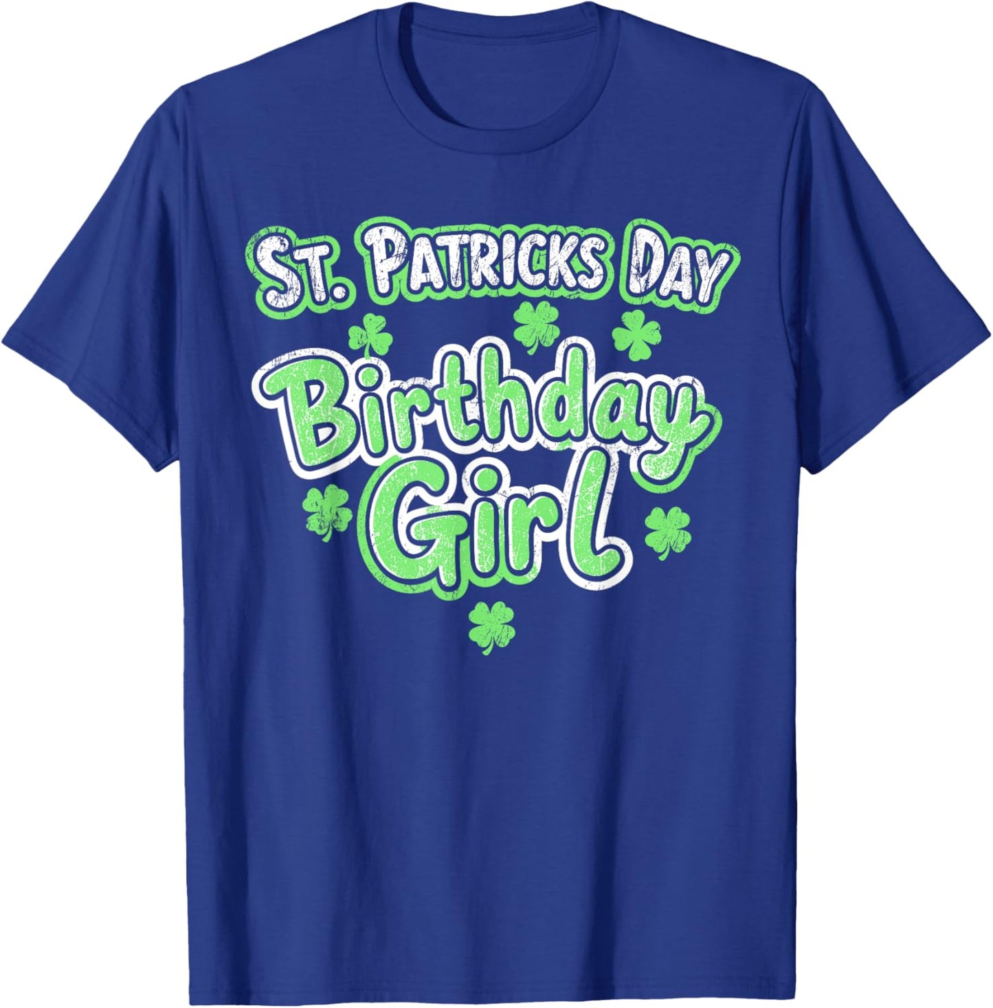 St.Patrick’s Day Birthday Girl Bday Party Shenanigans T-Shirt - T-Shirt | Royal