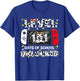 Level Unlocked Game Controller 101 Days School 100 Days T-Shirt - T-Shirt | Royal
