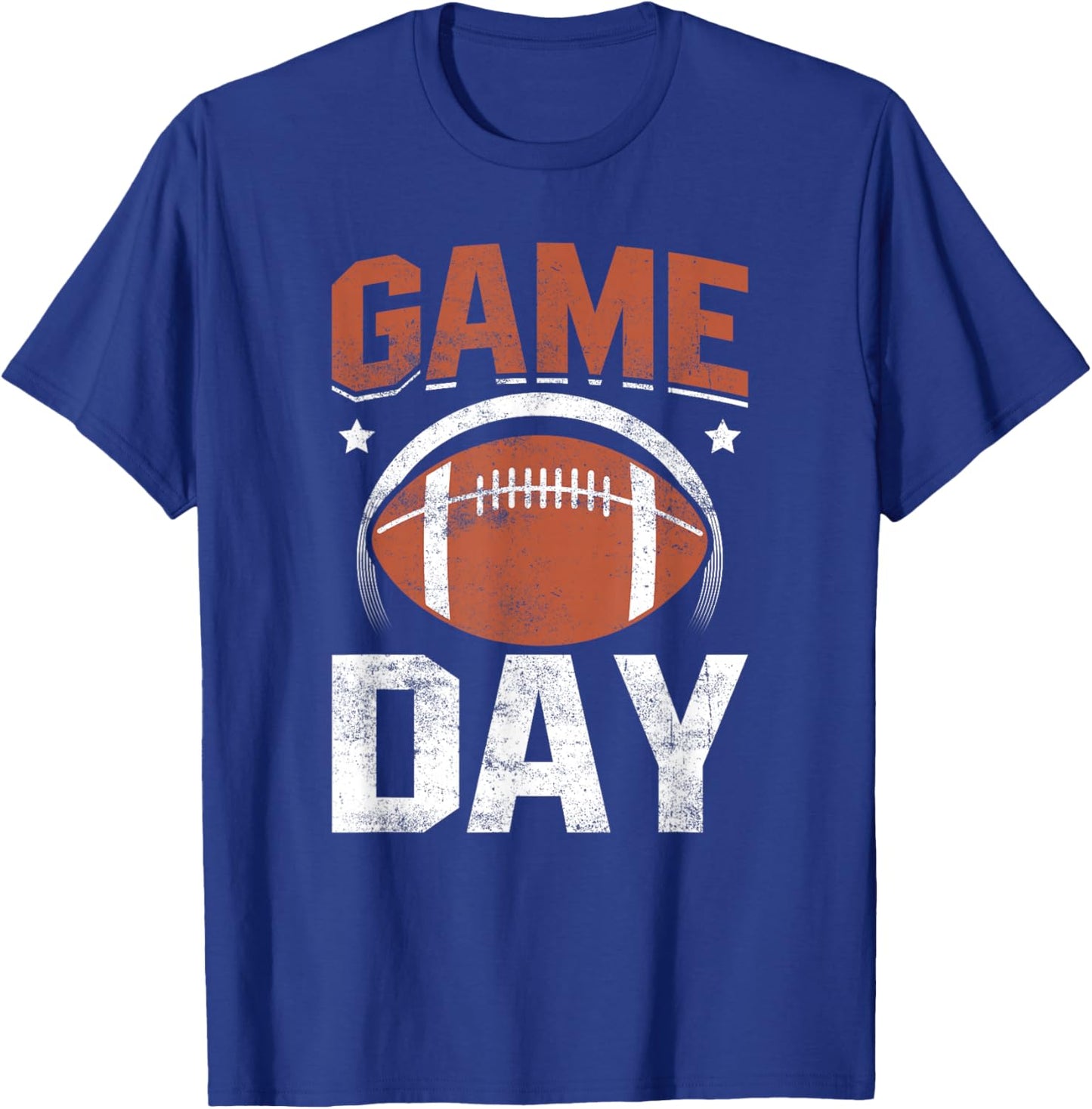 Game Day American Football Player Team Coach Men Women Boys T-Shirt - T-Shirt | Royal