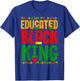 Educated Black King Pride Black History Month Boys T-Shirt - T-Shirt | Royal