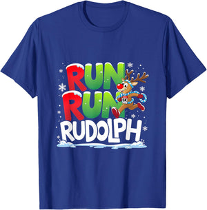 Rudolph Christmas Humor Funny Xmas Reindeer Deer T-Shirt - T-Shirt | Royal