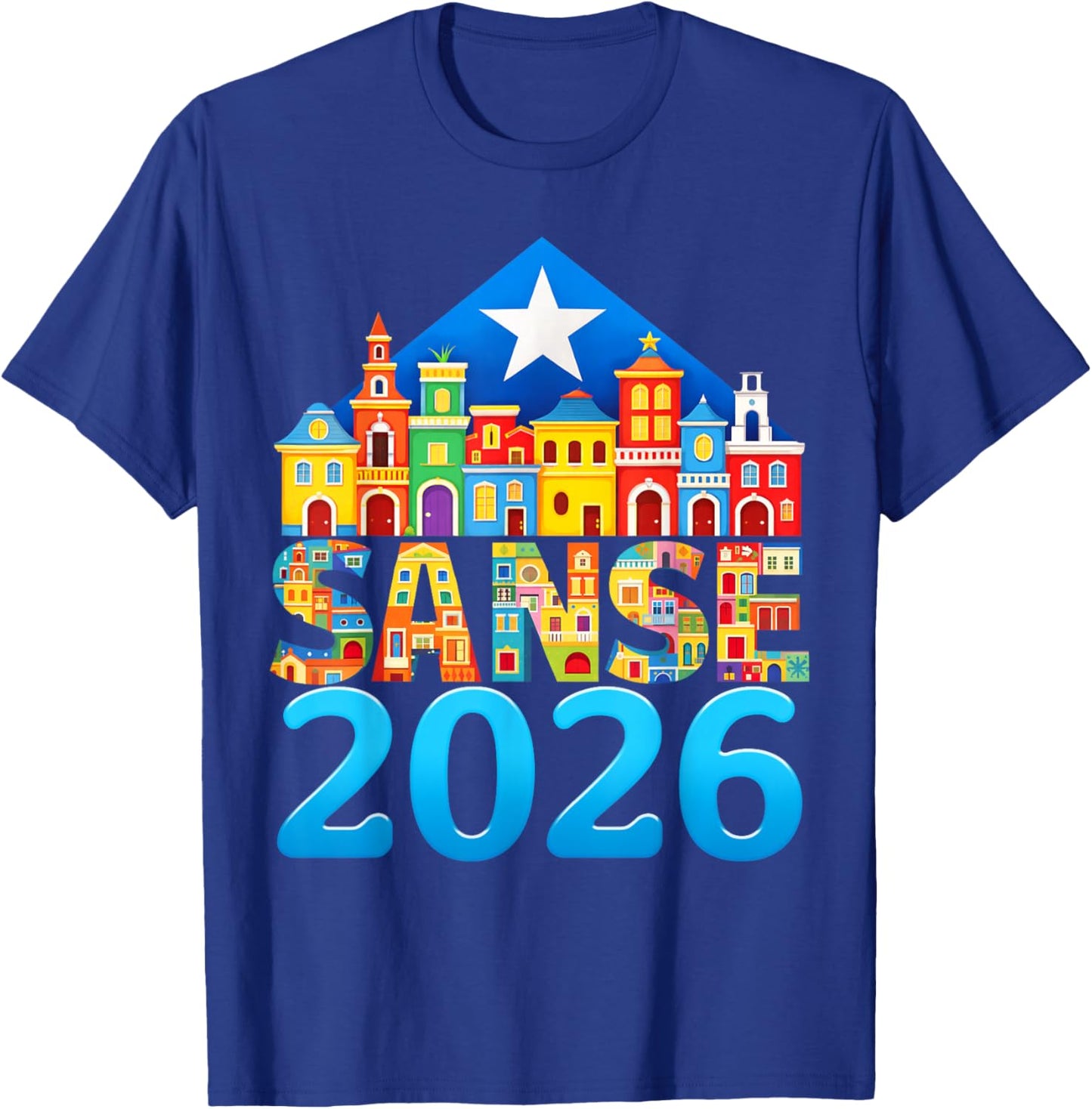 Balcones De Cora Sanse 2026 San Juan Festival San Sebastian T-Shirt - T-Shirt | Royal