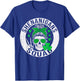Shenanigans Squad St Patricks Day Messy Bun Shamrock Women T-Shirt - T-Shirt | Royal