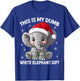 This is My Dumb White Elephant Christmas Xmas Under 15 20 T-Shirt - T-Shirt | Royal