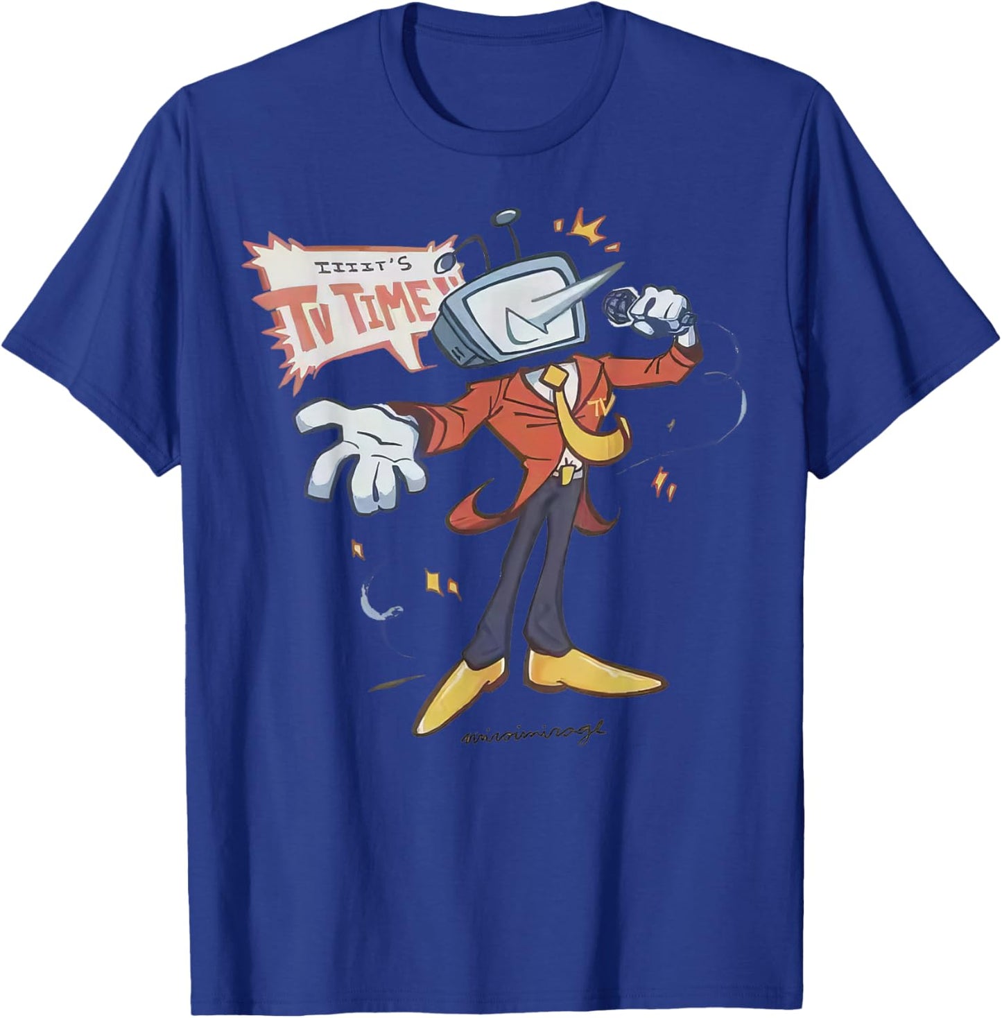 Vintage It's TV Time Mr Tenna T-Shirt - T-Shirt | Royal