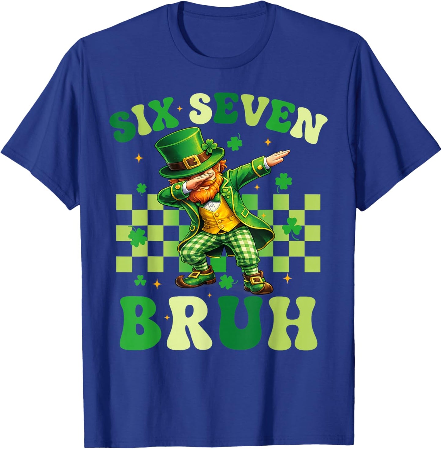 Six Seven Bruh St Patricks Day 6 7 Meme 67 Kids Youth Boys T-Shirt - T-Shirt | Royal