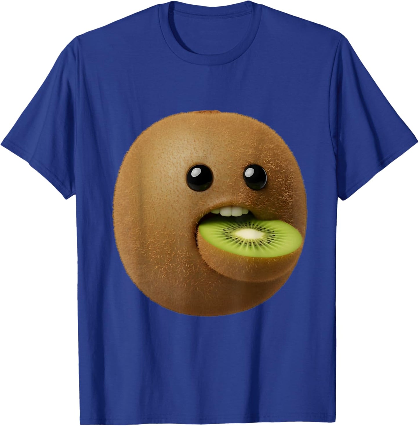 Niche Fruits Funny Kiwi Meme Brainrot Surreal T-Shirt - T-Shirt | Royal