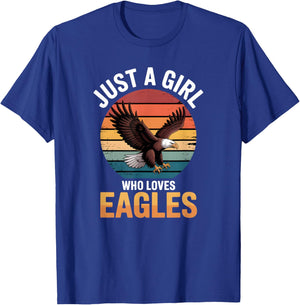 Girls Eagle T-Shirt - T-Shirt | Royal
