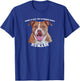 Pitbull Pit Bull Pittie Only One Dangerous Breed Humans T-Shirt - T-Shirt | Royal
