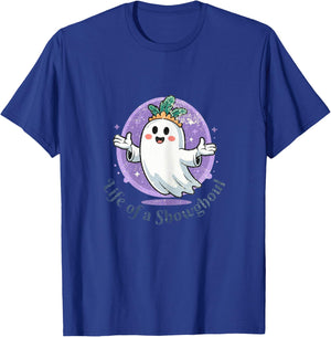 Life of a Showghoul Cute Halloween Ghost and Girls T-Shirt - T-Shirt | Royal