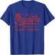 Santa Against Fascism Vintage SANTIFA T-Shirt - T-Shirt | Royal