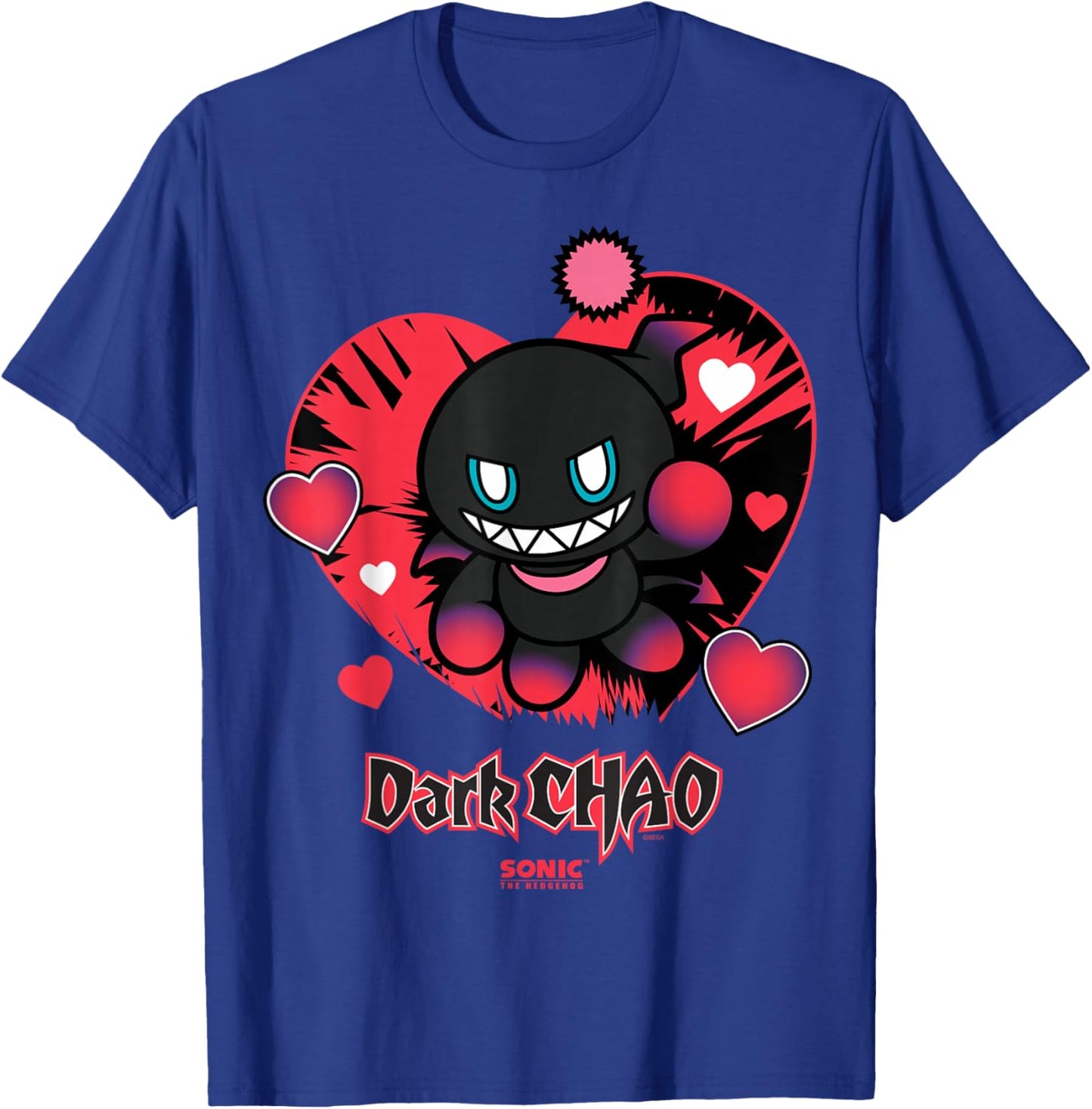 Sonic The Hedgehog Dark Chao Valentine's Day T-Shirt - T-Shirt | Royal