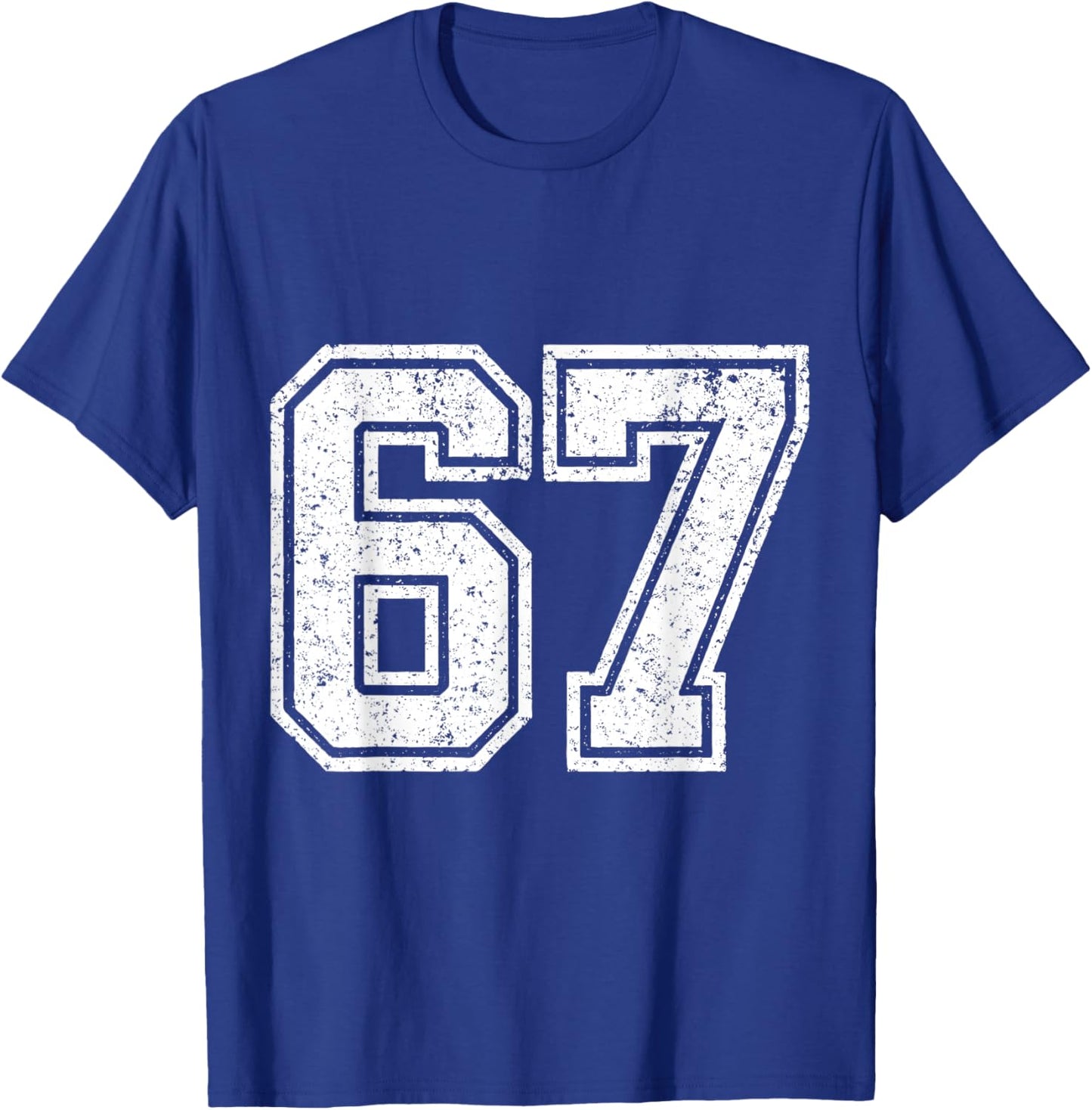 67 Six Seven Meme Jersey T-Shirt - T-Shirt | Royal