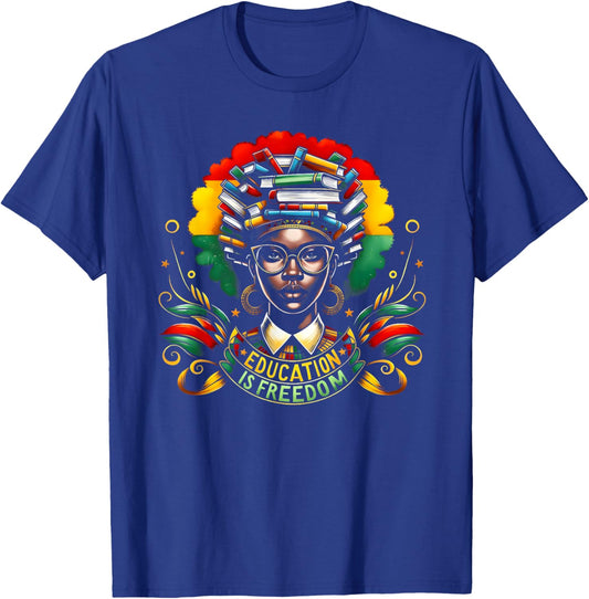 Black History Month Black Leaders African American Pride T-Shirt - T-Shirt | Royal