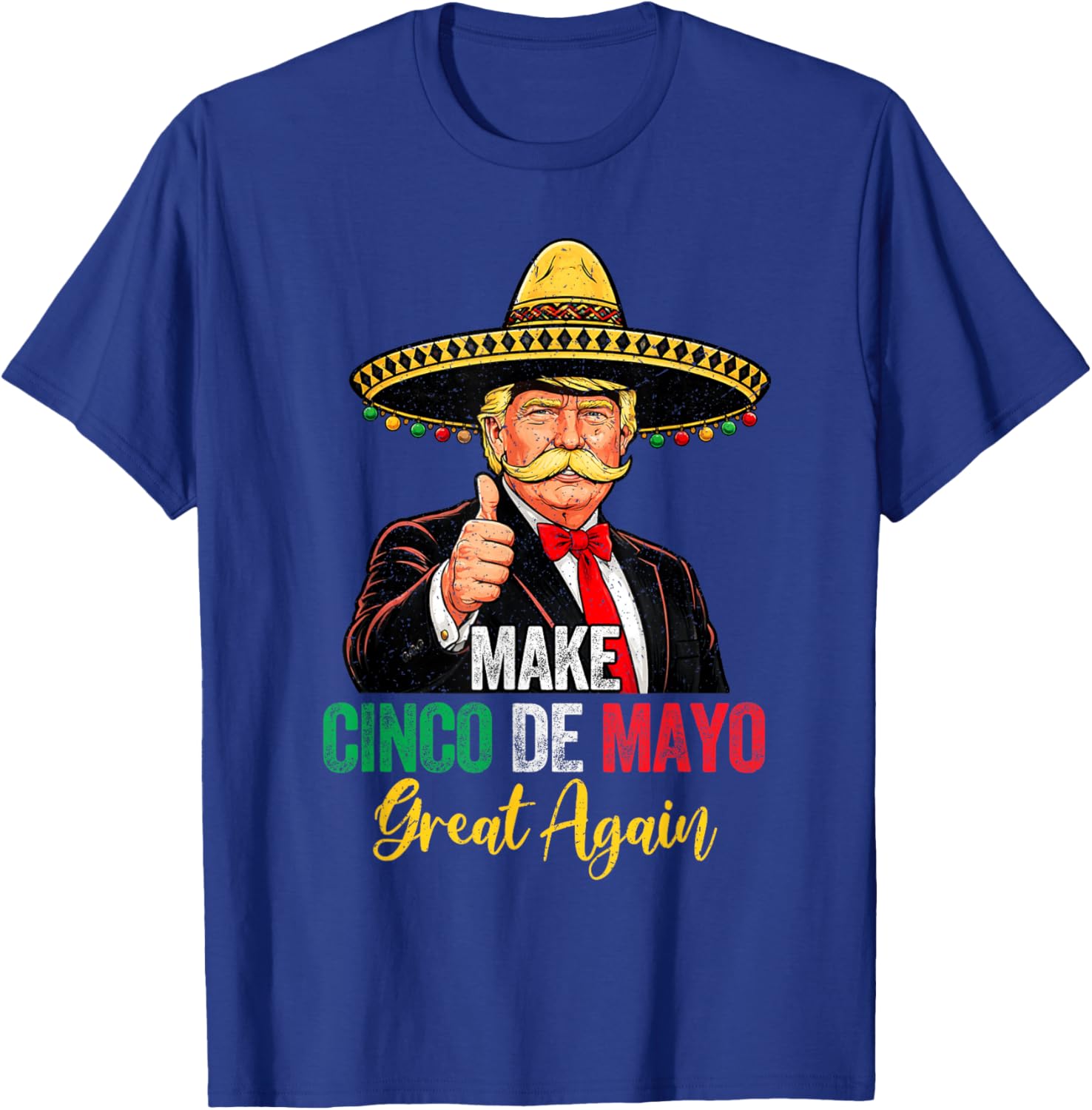 Great Cinco De Mayo Taco Trump Fiesta Mexican Men Women Kids T-Shirt - T-Shirt | Royal